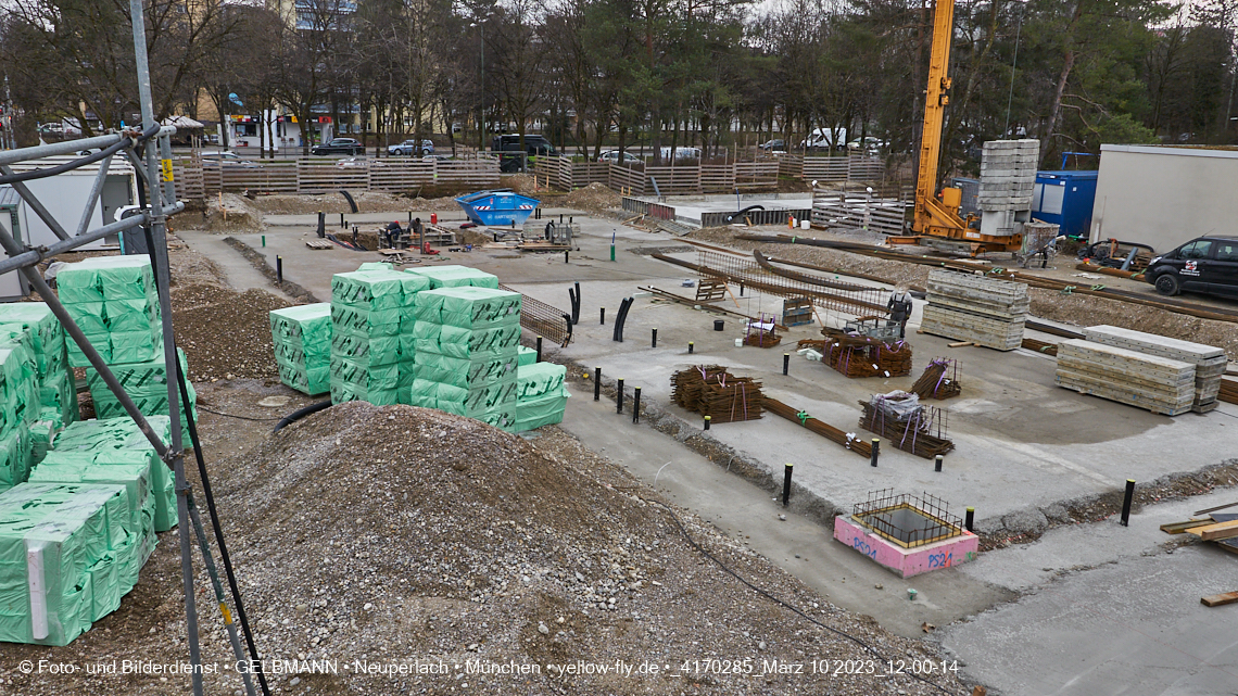 10.03.2023 - Baustelle Zum Haus für Kinder in Neuperlach